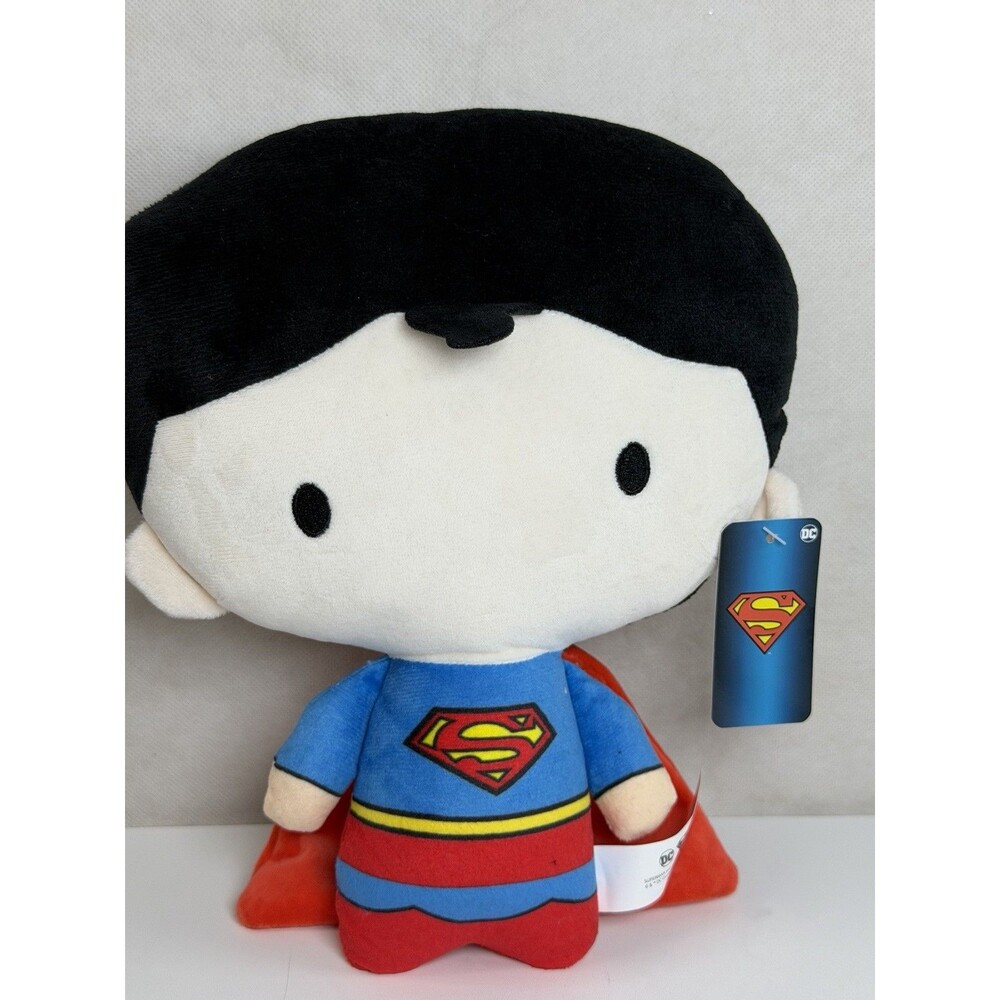 Buckle-Down DC Comics Chibi Superman Squeaky Plush Dog Toy DTPT-SMEW-10 NWT